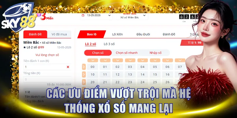 Các ưu điểm vượt trội mà hệ thống xổ số mang lại