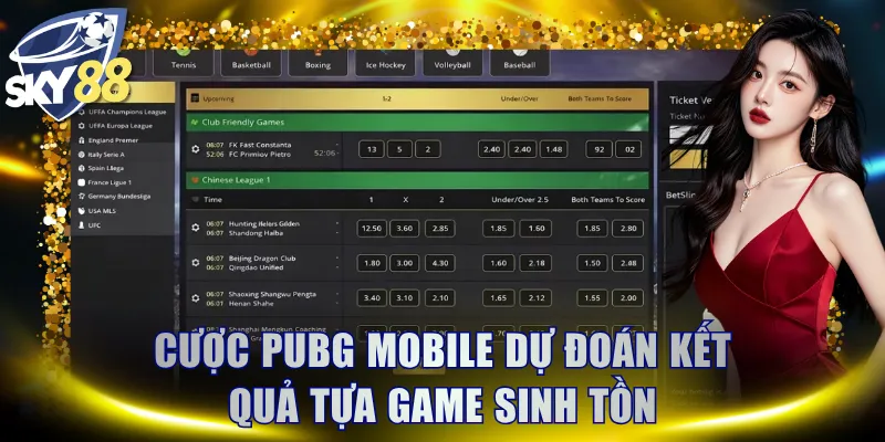Cược PUBG Mobile dự đoán kết quả tựa game sinh tồn